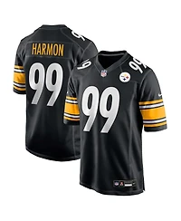 Nike Men's Derrick Harmon Black Pittsburgh Steelers 2025 Nfl Draft First Round Pick Game Jersey
