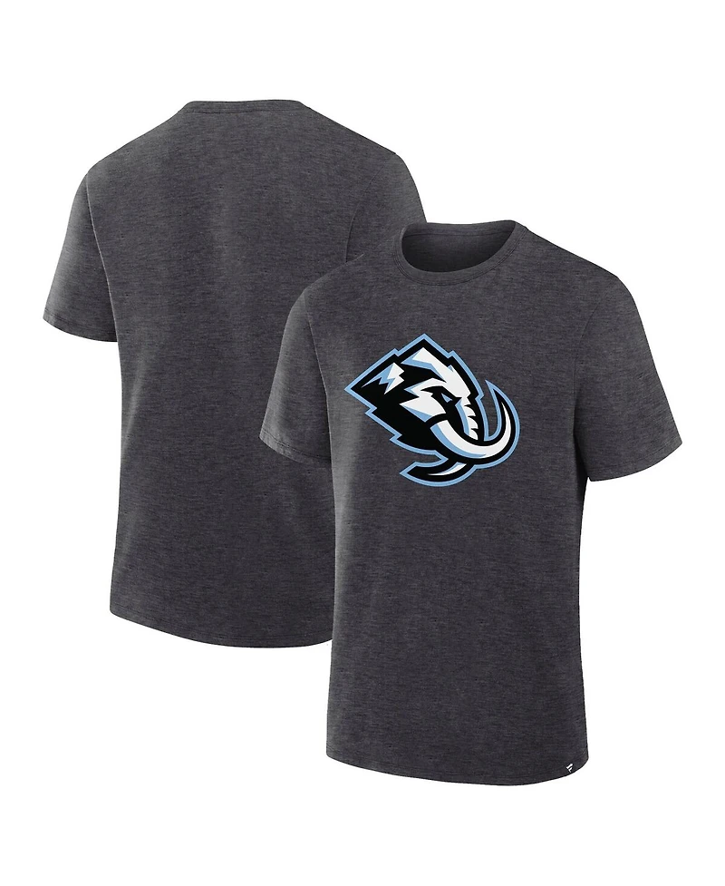 Fanatics Men's Heather Charcoal Utah Mammoth Primary Logo Legacy T-Shirt