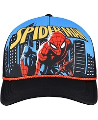 Lids Men's Black Spider-Man Big Front Adjustable Trucker Hat