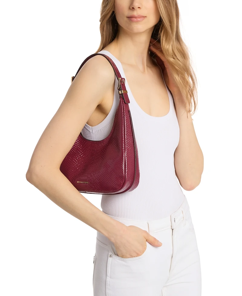 Michael Michael Kors Nolita Small Leather Hobo Shoulder Bag