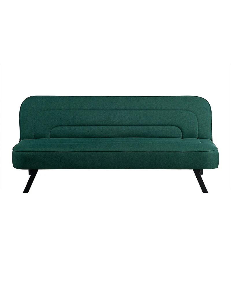 Serta 66.1" Polyester Forrest Convertible Futon