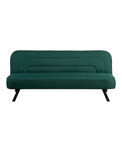 Serta 66.1" Polyester Forrest Convertible Futon