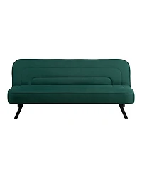 Serta 66.1" Polyester Forrest Convertible Futon
