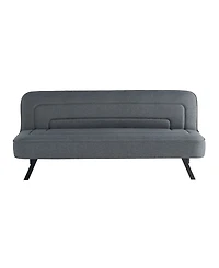Serta 66.1" Polyester Forrest Convertible Futon