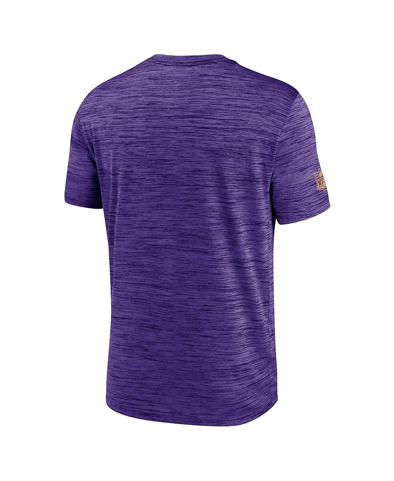Nike Men's Purple Minnesota Vikings Sideline Velocity Performance T-Shirt