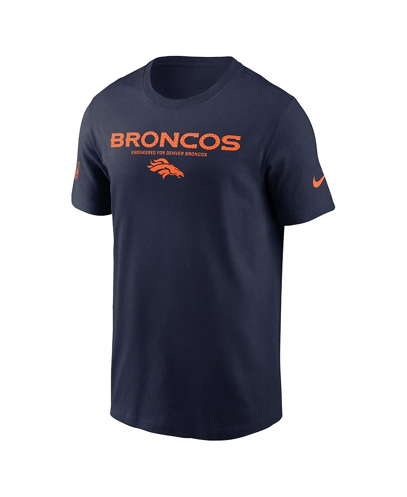Nike Men's Navy Denver Broncos Sideline Performance T-Shirt