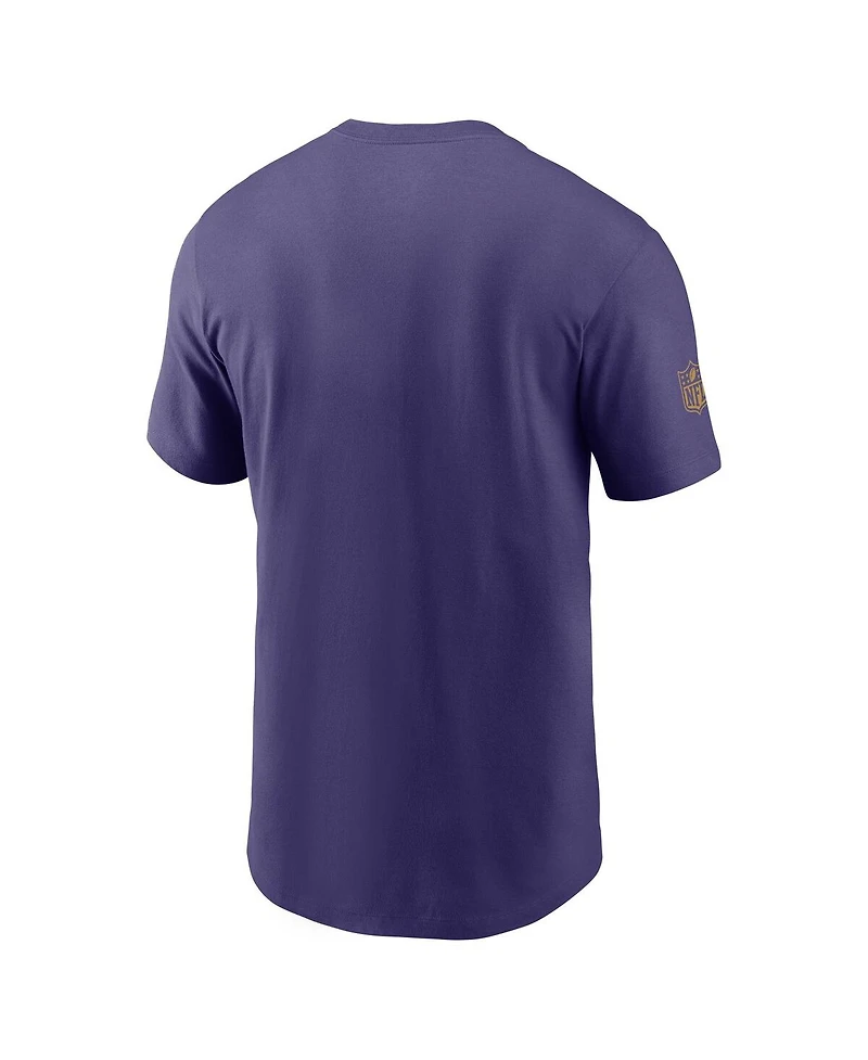 Nike Men's Purple Baltimore Ravens Sideline Performance T-Shirt