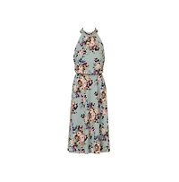 Adrianna Papell Women's Halter Chiffon Midi Dress