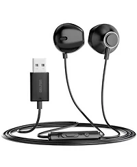 Delton 10e Usb A Wired Computer Headset With Microphone 8ft Cord Dwh10e