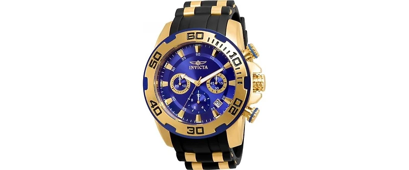 Invicta Men's Pro Diver Quartz Chronograph Blue Dial Watch