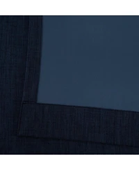 Half Price Drapes Grommet Textured Faux Linen Room Darkening Curtain