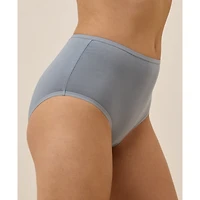 Pact Women's Organic Cotton Everyday High Rise Brief 6-Pack