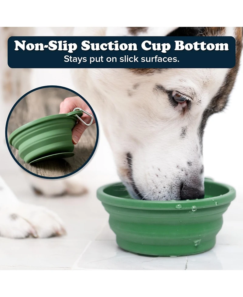 Walk Star Kit: 3-in-1 Dog Bag & Bowl plus Matching 90 Refill Poop Bags