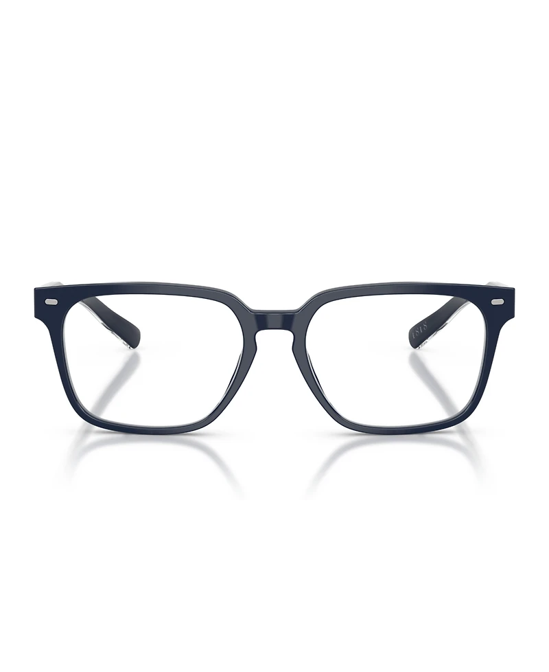 B by Brooks Brothers Men's Rectangle Eyeglasses