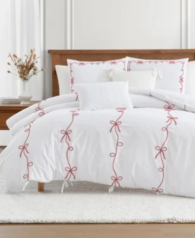 Peri Home Sasha Bows Embroidered Comforter Set