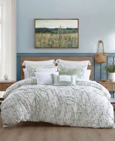 Peri Home Blueberry Chenille Floral Comforter Set