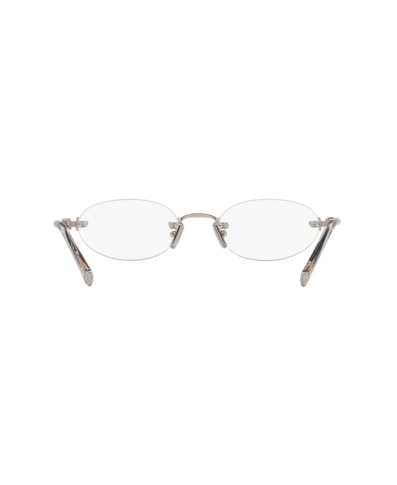 Miu Miu Women's Oval Eyeglasses, Mu 53WV