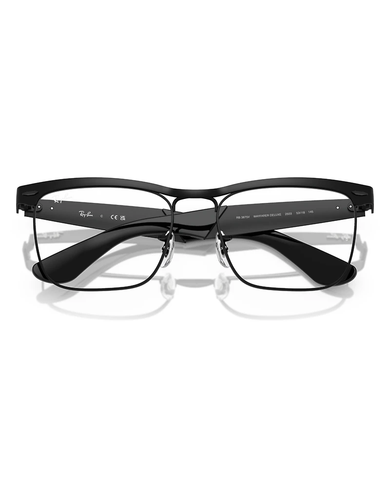 Ray-Ban Unisex Wayfarer Deluxe Optics Eyeglasses, RB3875V