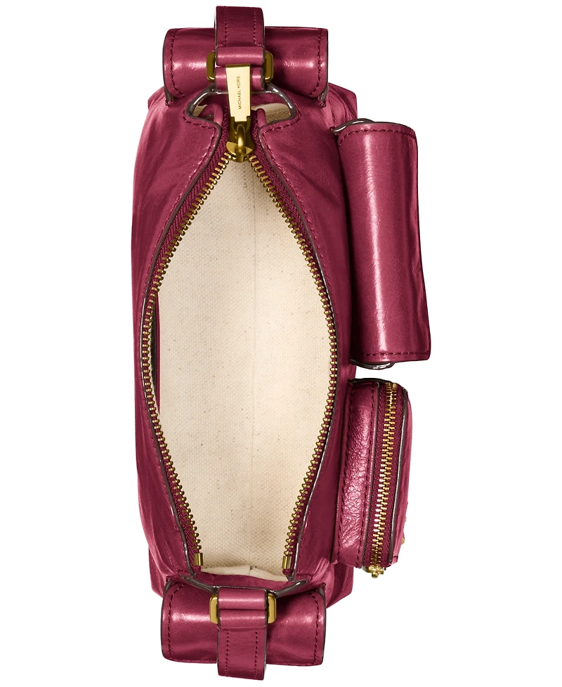 Michael Kors Dakota Small Leather Convertible Pocket Crossbody