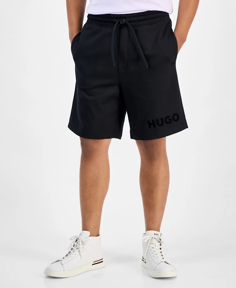 Hugo by Boss Men's Dinkoe Cotton Relaxed 8" Shorts
