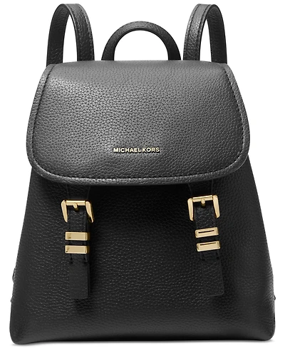 Michael Michael Kors Quinn Leather Flap Backpack