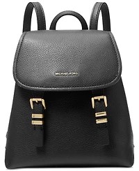 Michael Kors Quinn Extra Small Pebble Leather Flap Backpack