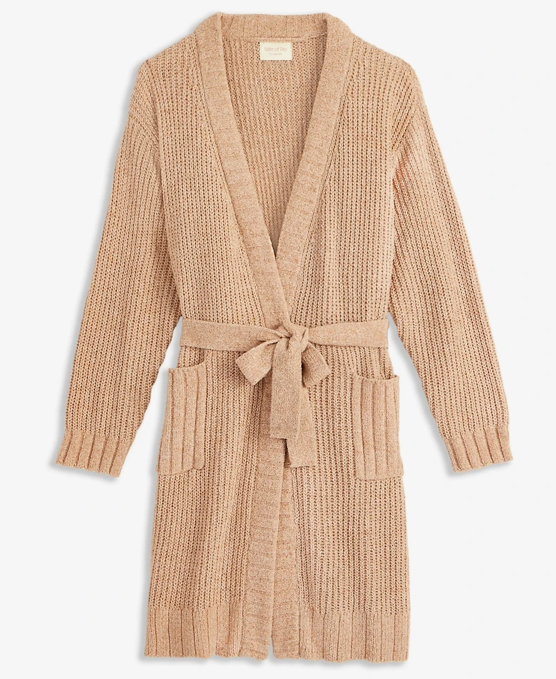 State of Day Women's Cozy Chenille Belted Robe, Macy's Exclusive
