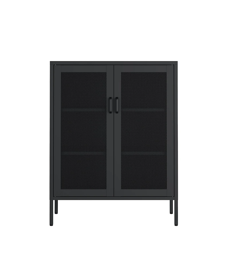 Manhattan Comfort Amelia 31.5" Modern 3-Shelf Accent Cabinet