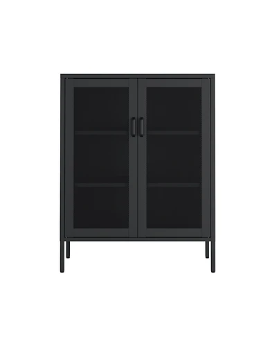 Manhattan Comfort Amelia 31.5" Modern 3-Shelf Accent Cabinet