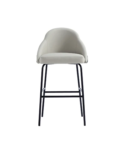 Manhattan Comfort Gracie 41.1" Leatherette Upholstered Barstool