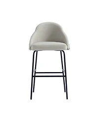 Manhattan Comfort Gracie 41.1" Leatherette Upholstered Barstool