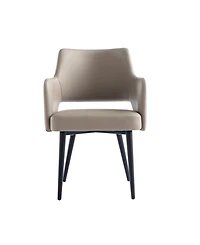 Manhattan Comfort Tremont Leatherette Upholstered Dining Armchair