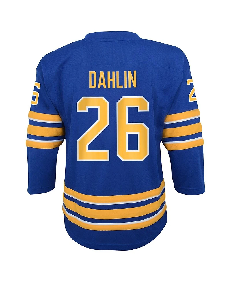 Outerstuff Big Boys and Girls Rasmus Dahlin Navy Buffalo Sabres Home Replica Player Jersey