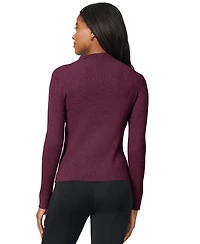 Melissa Paige Women's Mock-Neck Rib-Knit Sweater