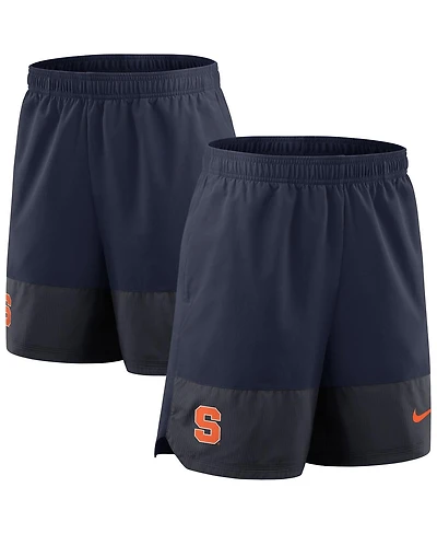 Nike Men's Navy Syracuse Orange 2025 Sideline Performance Shorts