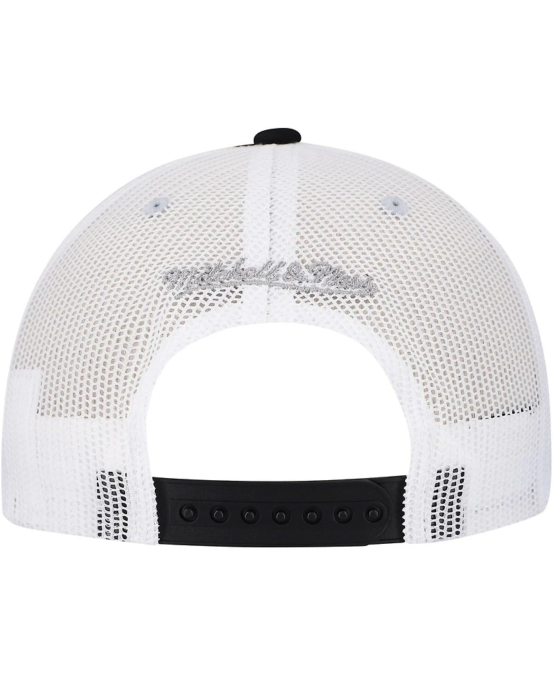 Mitchell & Ness Men's Black Chicago White Sox Sideline Trucker Adjustable Hat