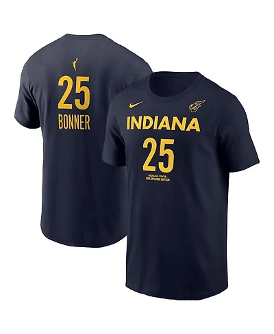 Nike Men's DeWanna Bonner Navy Indiana Fever Explorer Edition Name Number T-Shirt