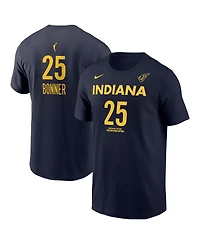 Nike Men's DeWanna Bonner Navy Indiana Fever Explorer Edition Name Number T-Shirt