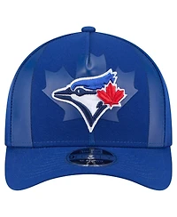 New Era Men's Royal Toronto Blue Jays Canadian Flag 9FORTY M-Crown A-Frame Adjustable Hat