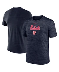 Nike Men's Navy Ole Miss Rebels Velocity Performance T-Shirt
