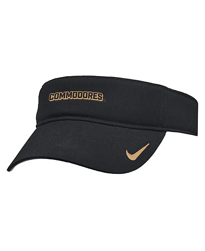 Nike Men's Vanderbilt Commodores 2025 On-Field Ace Performance Adjustable Visor Hat