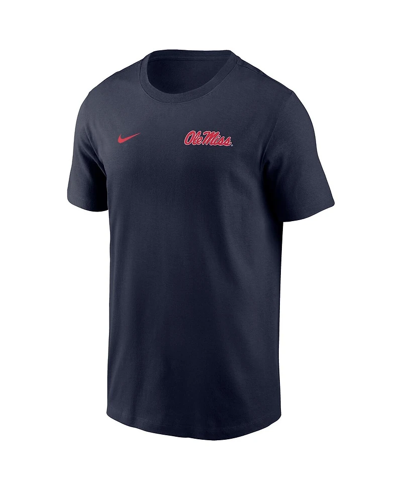Nike Men's Navy Ole Miss Rebels 2025 Sideline Legend Performance T-Shirt