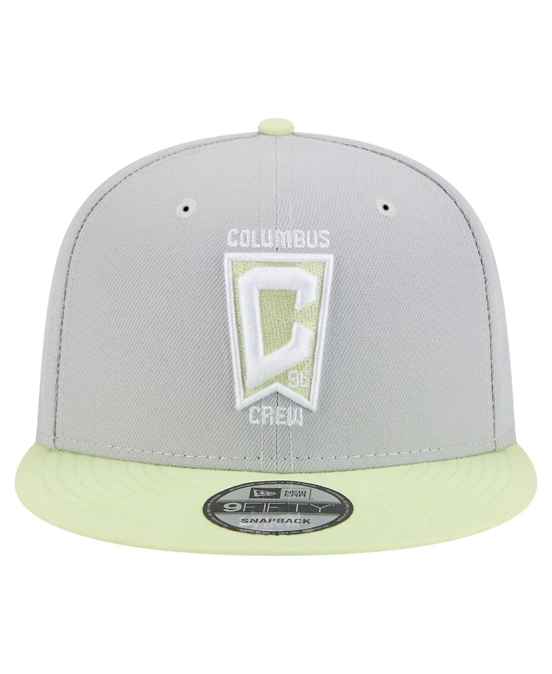New Era Men's Gray Columbus Crew Color Pack Two-Tone 9FIFTY Snapback Hat
