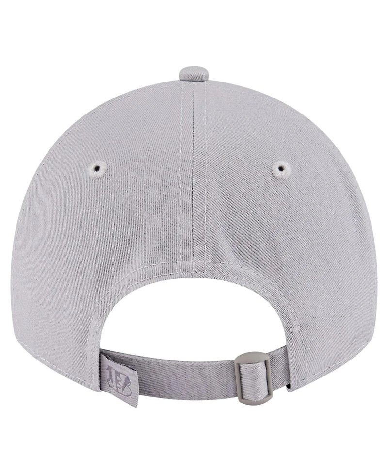 New Era Women's Gray Cincinnati Bengals Color Pack 9TWENTY Adjustable Hat