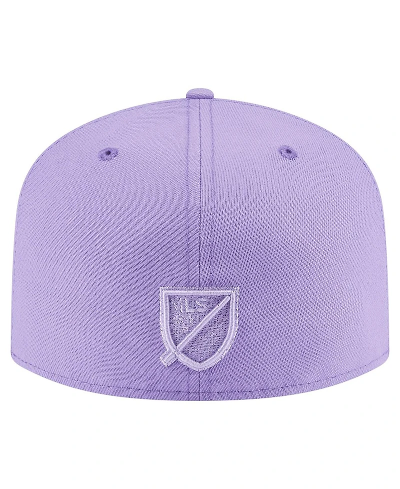 New Era Men's Purple Orlando City Sc Color Pack A-Frame 59FIFTY Fitted Hat