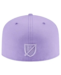 New Era Men's Purple Orlando City Sc Color Pack A-Frame 59FIFTY Fitted Hat