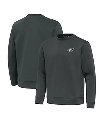 Antigua Men's Pewter Philadelphia Eagles Relevant Lightweight Pullover Sweatshirt