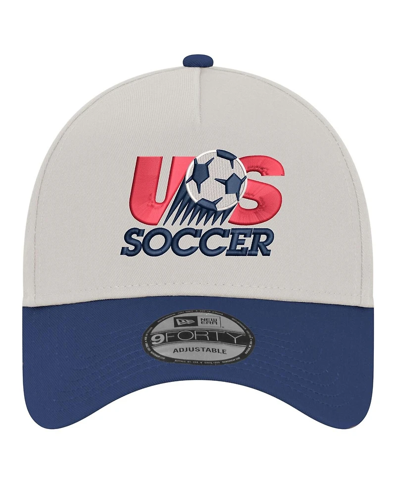 New Era Men's Khaki Usmnt 1993 Retro Foam 9FORTY Adjustable Hat