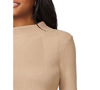 Melissa Paige Women's Mock-Neck Rib-Knit Sweater