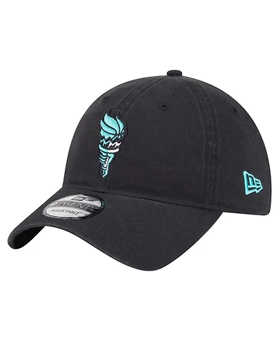 New Era Men's and Women's Black New York Liberty Core Alt Logo 9TWENTY Adjustable Hat